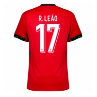 Maglia Calcio Portogallo Rafael Leao #17 Prima Divisa Europei 2024 Manica Corta